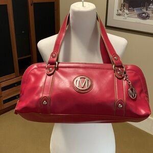 🔥Sale🔥 Red Purse with Forrest Green Trim & Linning